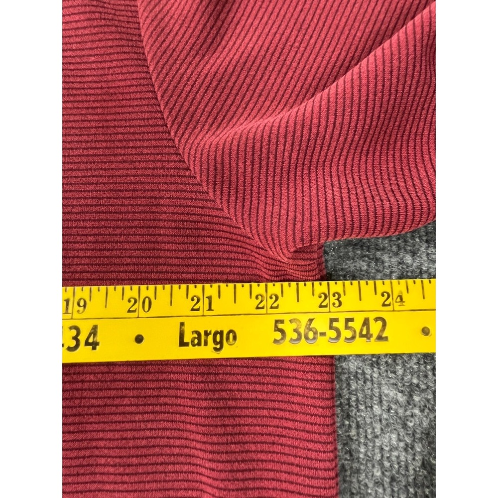 Tommy Bahama Mens Large Bordeux Striped Polo Shirt Short Sleeve - Picture 5 of 7